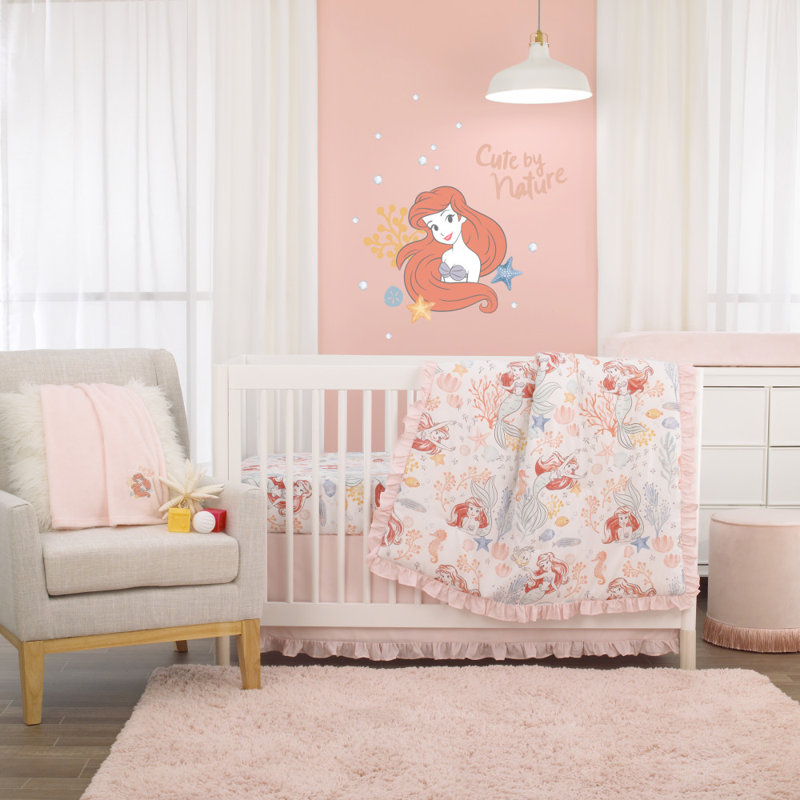 Soho mermaid cheap crib bedding